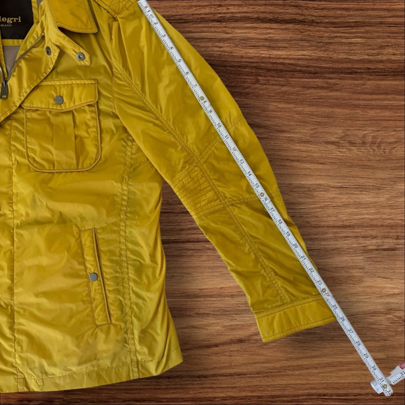 Allegri Milano Yellow Moto Jacket - L/52 - Amazing Detail - Excellent Condition - Picture 5 of 16